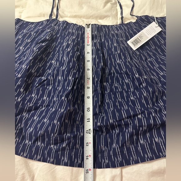 Outerknown x Piece&Co Tides Tank - NWT - Size L Blue Patterned Women's Top - Picture 12 of 12